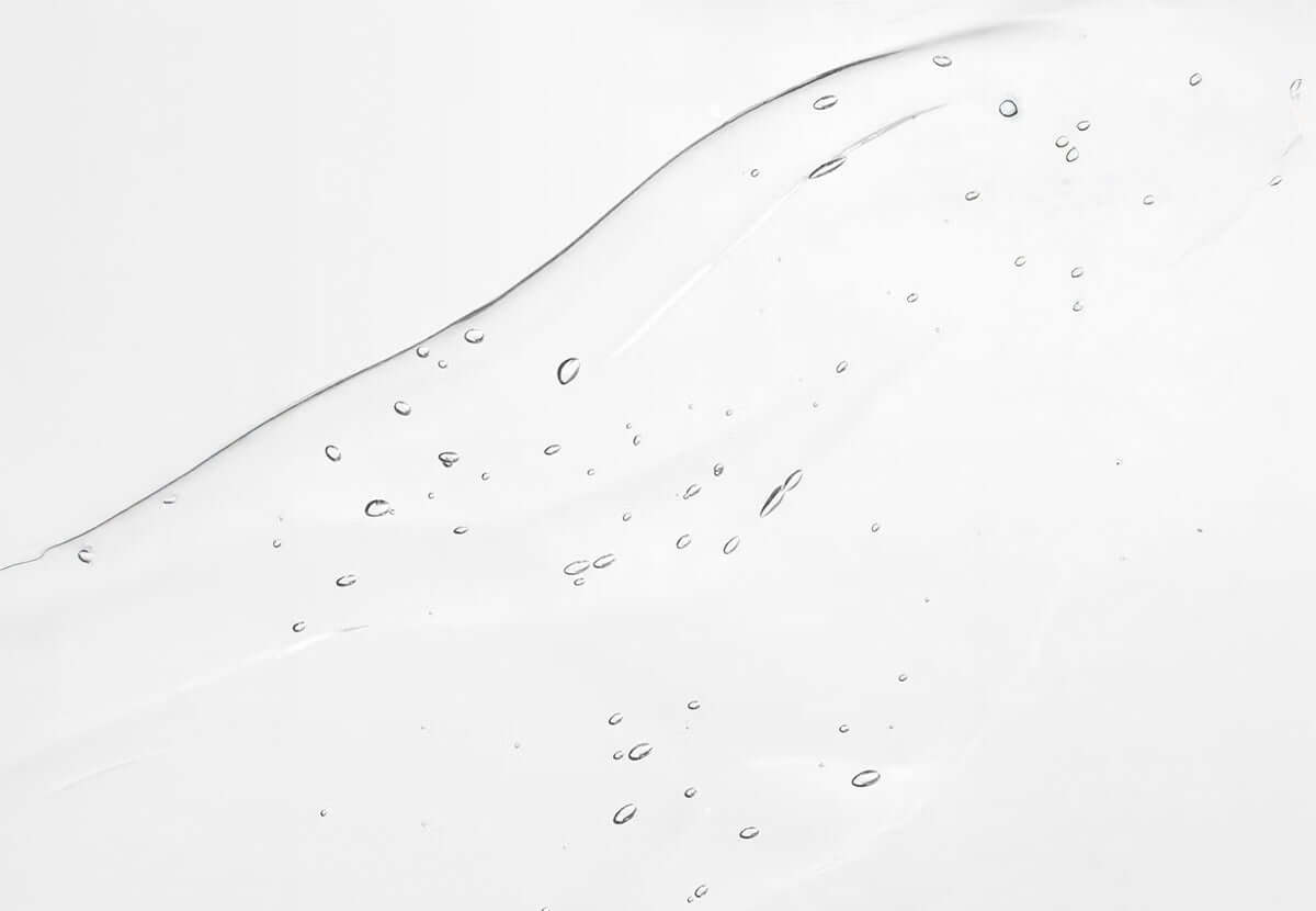 White crystalline zinc PCA texture, emphasizing oil control and acne prevention benefits